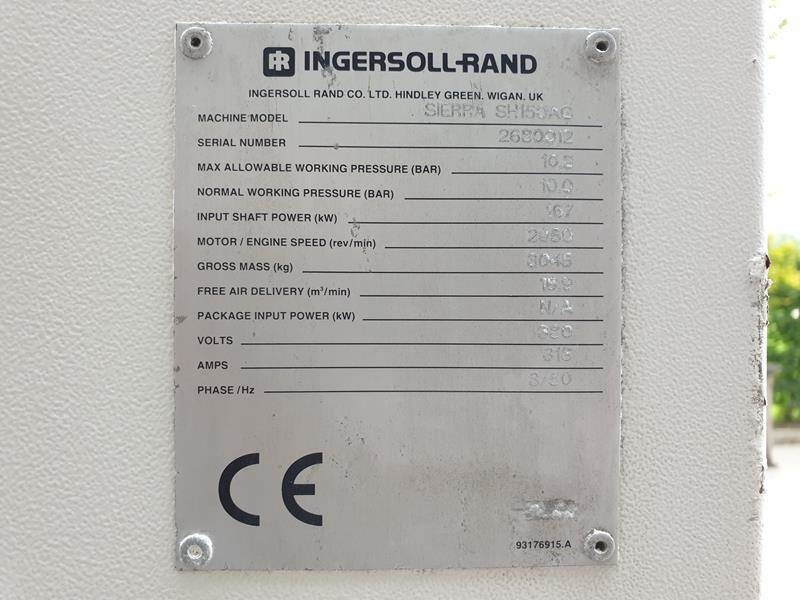 Воздушный компрессор Ingersoll Rand SIERRA SH 150 AC: фото 16