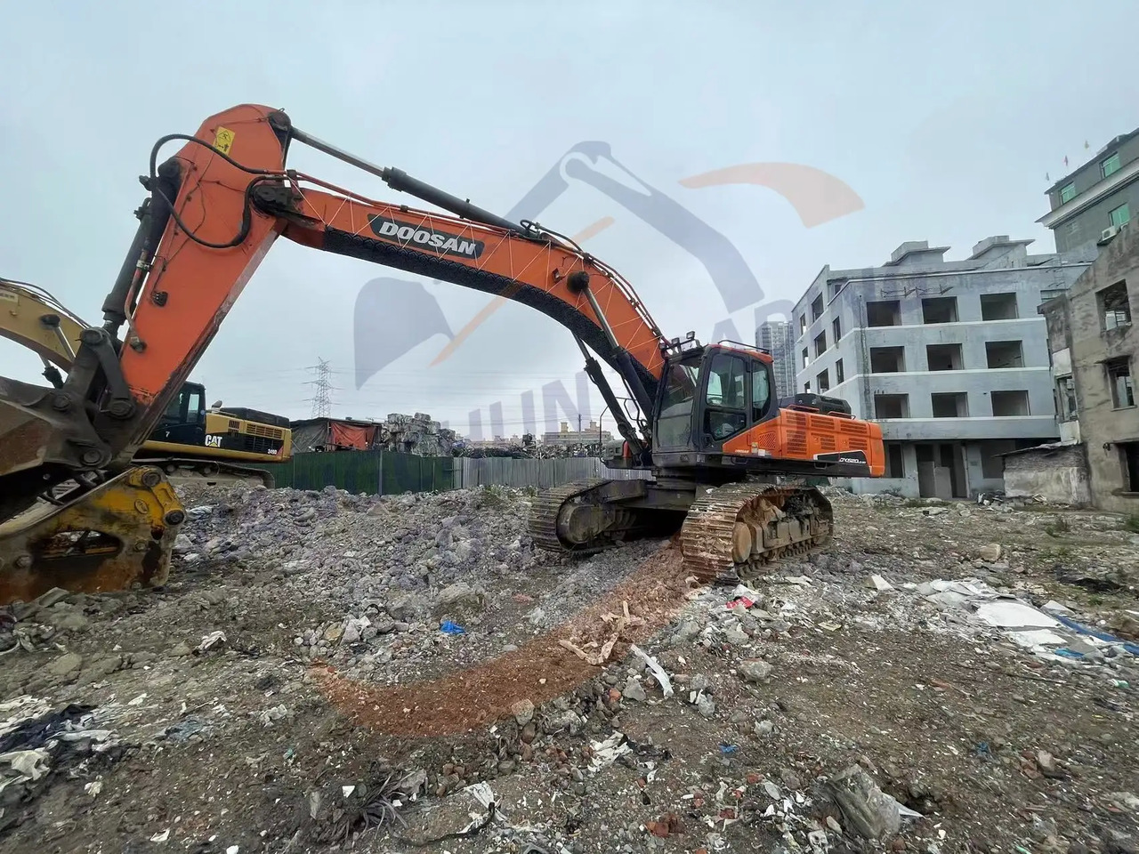 Гусеничный экскаватор Low running hours Used Doosan excavator DX520LC-9C in good condition for sale: фото 5