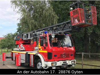 Грузовик с подъемником Mercedes-Benz 1422F Feuerwehr Drehleiter METZ DLK 23/12 PLCII: фото 3