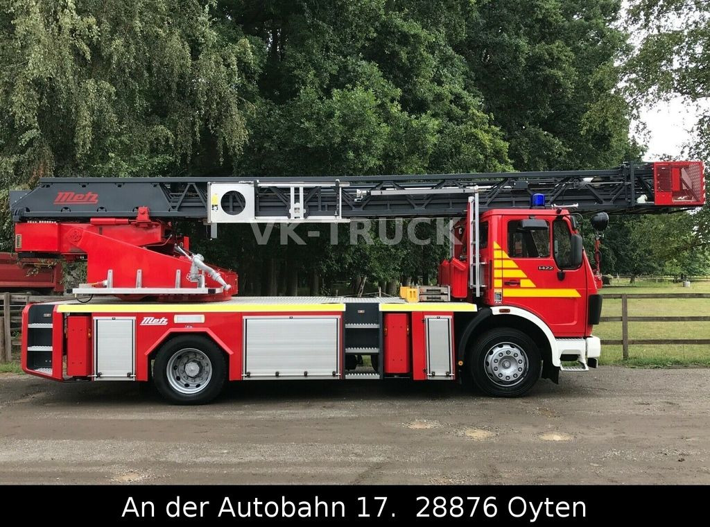 Грузовик с подъемником Mercedes-Benz 1422F Feuerwehr Drehleiter METZ DLK 23/12 PLCII: фото 5