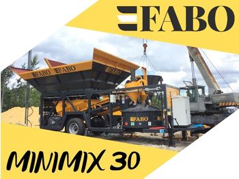 FABO MINIMIX-30 MOBILE CONCRETE BATCHING PLANT - Бетонный завод