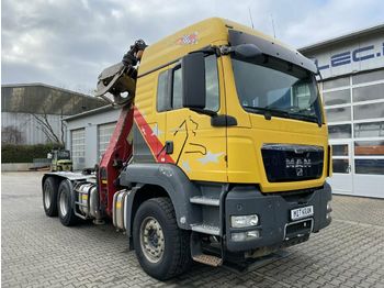 Тягач MAN 26.540 6x4 Euro 5 Holztransporter Kran bis 9,6 m