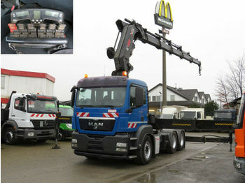 Тягач MAN TG-S 26.540 6x4 BLS SZM Kran Hiab 600