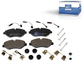 Новый Тормозные колодки для Легковых автомобилей DT Spare Parts 4.90938 Disc brake pad kit, with accessories W: 163,3 mm, S: 20,5 mm, H: 67 mm: фото 1