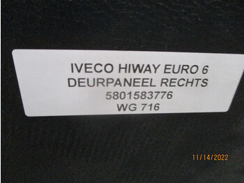 Кабина и интерьер для Грузовиков Iveco 5801583776 DEUR PANEEL RECHTS HI WAY EURO 6 RECHTS: фото 3