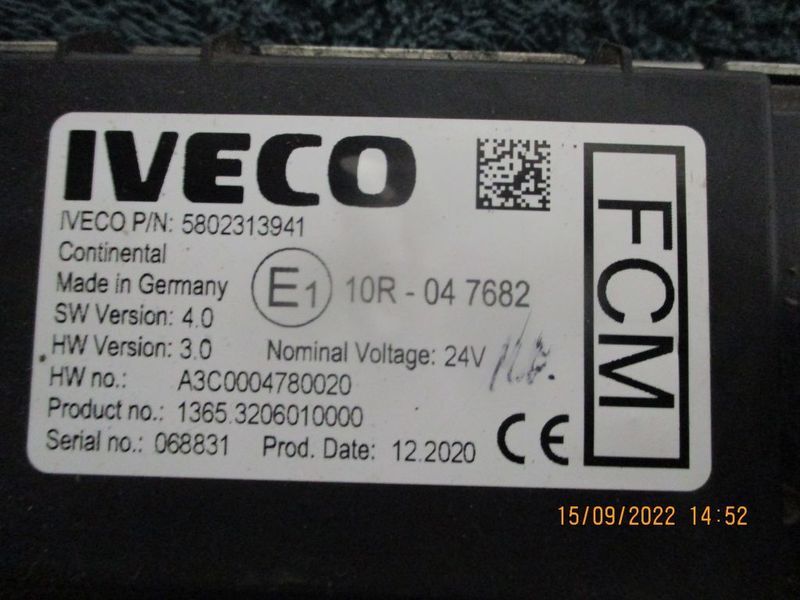 Электрическая система для Грузовиков Iveco STRALIS 5802313941 S-WAY FCM REGELEENHEID EURO 6 2021: фото 2