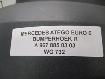 Кабина и интерьер для Грузовиков Mercedes-Benz ATEGO A 967 885 03 03 BUMPERHOEK RECHTS EURO 6: фото 2