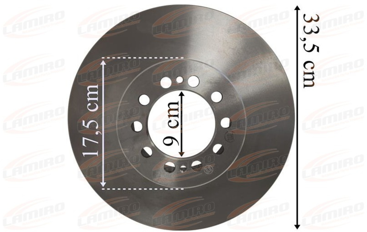 Новый Тормозной диск для Грузовиков VOLVO FL6 95-00 BRAKE DISC FRONT   335x30 VOLVO FL6 95-00 BRAKE DISC FRONT   335x30: фото 2