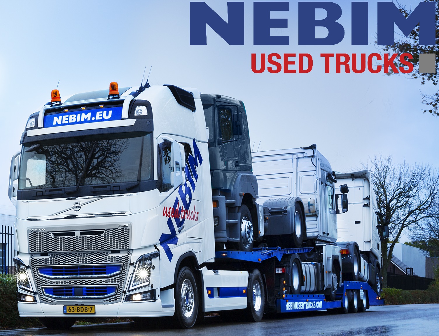 Nebim Used Trucks - Полуприцепы TURBO'S HOET - 3-осный, гидроборт undefined: фото 1