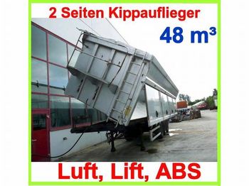 Самосвальный полуприцеп Carnehl 3 Achs 2 Seiten Kippauflieger ca. 48 cbm: фото 1