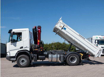 Новый Автоманипулятор, Самосвал DAF FA XDC 370 Krankipper DAF XDC 370 FA Meiller Krankipper HMF: фото 3