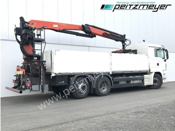 Грузовик бортовой/ Платформа, Автоманипулятор MAN TGS 26.440 FL 6x2 Palfinger PK 21001 L Steinzange, EU 6, Lenkachse: фото 4 Грузовик бортовой/ Платформа, Автоманипулятор MAN TGS 26.440 FL 6x2 Palfinger PK 21001 L Steinzange, EU 6, Lenkachse: фото 4