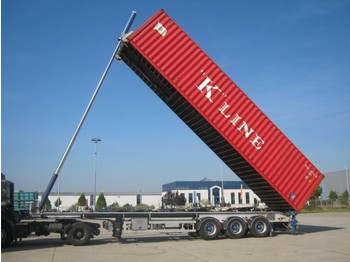 Полуприцеп-контейнеровоз/ Сменный кузов Lag 40 ft tipping chassis: фото 1