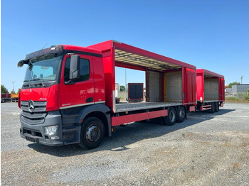 Тентованный грузовик Mercedes-Benz Antos 2540 L 6x2 Pritsche LBW Coca Cola, 8,2m Ge: фото 5