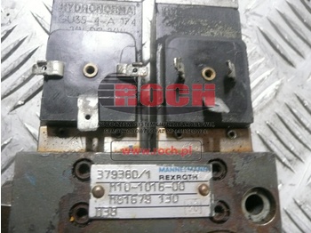 Гидравлический клапан MANNESMANN REXROTH 379360/1 M10-1016-00 M81679 130 M38 - 2 SEKCYJNY + GU35-4-A 1,74 24V DC 24W: фото 2
