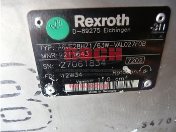 Гидравлический мотор REXROTH A6VE28HZ1/63W-VAL027F0B 2211543: фото 2