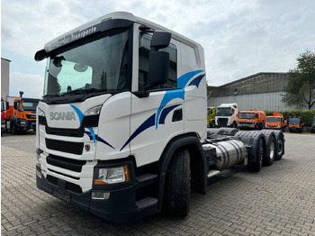 Грузовик-шасси, Автоманипулятор Scania G 410 B8x2*6 NB LNG Fahrgestell Nebenantrieb: фото 3
