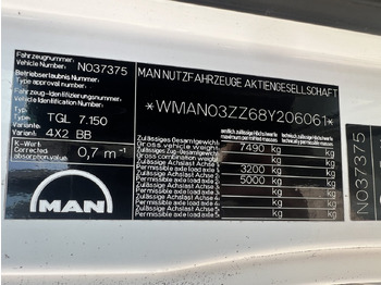 Грузовик бортовой/ Платформа MAN TGL 7.150 4x2 BB TGL 7.150 4x2 BB mit LBW BÄR: фото 4