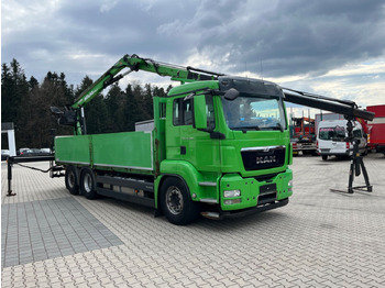 Грузовик бортовой/ Платформа, Автоманипулятор MAN TGS 25.440 Baustoff Pritsche mit Atlas 165.2VE: фото 3