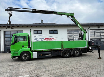 Грузовик бортовой/ Платформа, Автоманипулятор MAN TGS 25.440 Baustoff Pritsche mit Atlas 165.2VE: фото 2
