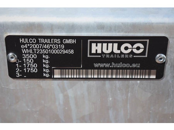 Прицеп для спецтехники Hulco Terrax-2 3500kg 2 Axel Trailer, 2.770 kg Capacity,: фото 5