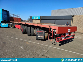 Полуприцеп бортовой/ Платформа ES-GE 3-ass. Vlakke dubbel 2x uitschuifbare oplegger / 3x gestuurd: фото 4