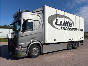 Грузовик с закрытым кузовом SCANIA R 500