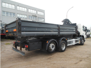 Самосвал, Автоманипулятор Volvo FM 410, 6X2, DREISEITEN KIPPER, HIAB XS 211: фото 3