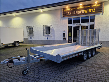 Прицеп для спецтехники HULCO TERRAX Aluboden 469x195x27cm Heckrampe 150cm Tridem 3500kg (XXL): фото 2 Прицеп для спецтехники HULCO TERRAX Aluboden 469x195x27cm Heckrampe 150cm Tridem 3500kg (XXL): фото 2