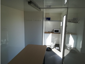 Жилой контейнер, Прицеп Mobiles Büro 612x222x220cm Tür + Fenster + WC Raum (XXXL) 2000kg: фото 4