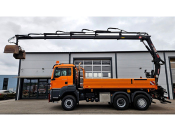 Самосвал, Автоманипулятор MAN TGS 28.360 6x4-4 HIAB 144E-4 Kran Euro5: фото 2