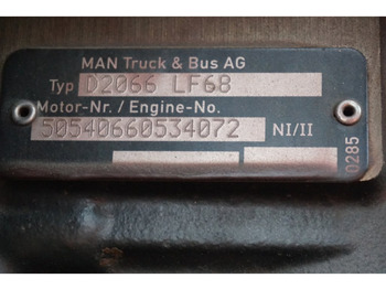 Двигатель для Грузовиков MAN D2066LF68 EURO6 320PS: фото 5