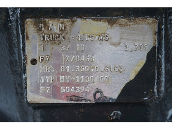 Задняя ось для Грузовиков MAN HY-1130-00 37/10: фото 5