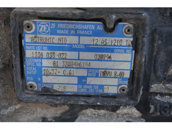 Коробка передач для Грузовиков ZF 12AS1210OD TGM 81.32004-6194: фото 5