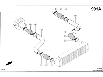Впускная труба CLAAS