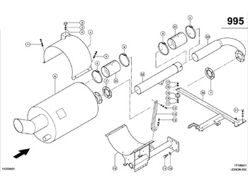 Выхлопная труба CLAAS