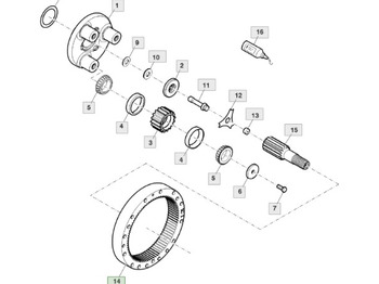 Трансмиссия JOHN DEERE