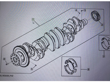 Коленчатый вал JOHN DEERE