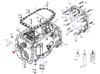 Коробка передач и запчасти MASSEY FERGUSON