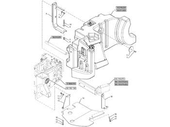 Топливный бак NEW HOLLAND