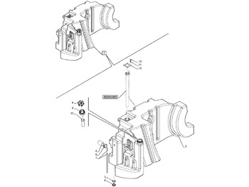 Топливный бак NEW HOLLAND