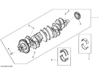 Коленчатый вал JOHN DEERE