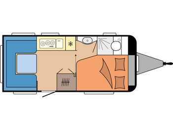 Прицеп дача Hobby De Luxe 460 UFe 2026 1500kg. Ambiente: фото 2