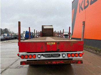 Полуприцеп бортовой/ Платформа Doll 93 H STEERED AXLES / PLATFORM L=13463 / EXTENDABLE: фото 5