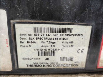 Кузов-рефрижератор THERMO KING SLX SPECTRUM  REFRIGERATION UNIT / KÜLMASEADE: фото 3