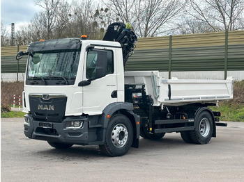 Самосвал, Автоманипулятор MAN TGM 18.320 4x2 Euro6e  Hiab X-HiDuo 138DS-3: фото 2