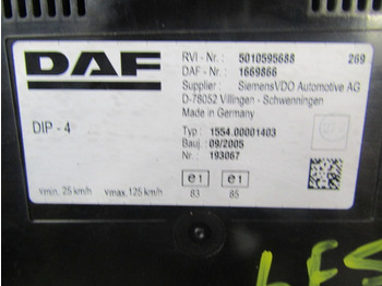 Электрическая система для Грузовиков DAF LF 55 CLOCK CLUSTER P/NO 1669866: фото 2