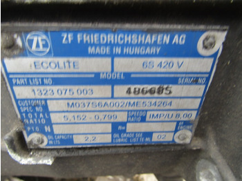 Коробка передач для Грузовиков MITSUBISHI FUSO 6 SPEED MANUAL ZF GEARBOX TYPE 6S 420V: фото 4
