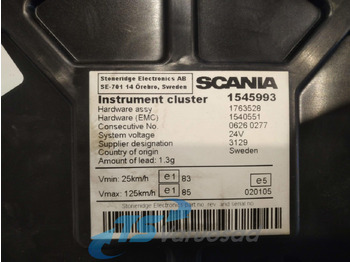Приборная панель для Грузовиков Scania Dashboard 1545993: фото 2