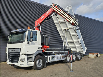 Крюковой мультилифт, Автоманипулятор DAF CF 530 8x4-4 / FASSI 27.5 t/m CRANE + TIPPER: фото 2